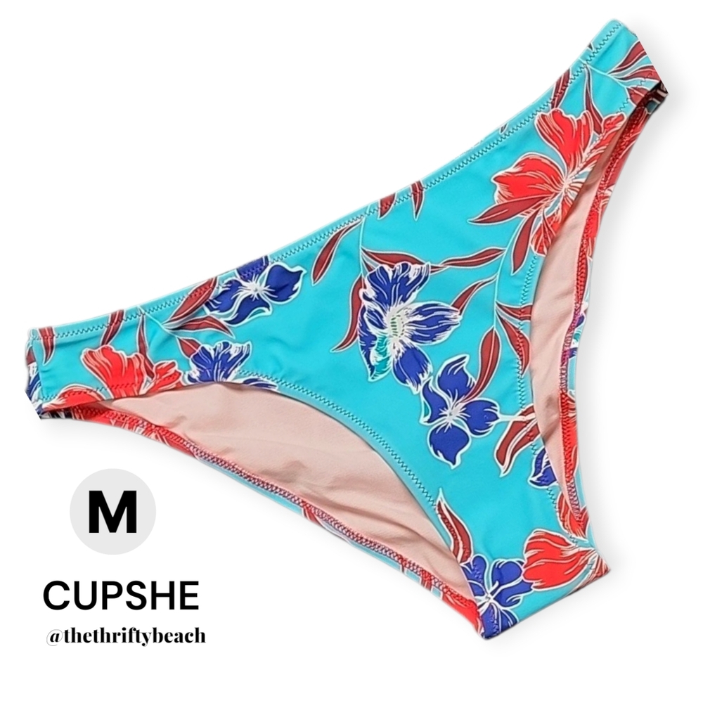 CUPSHE Floral Bikini Bottoms - Multicolor